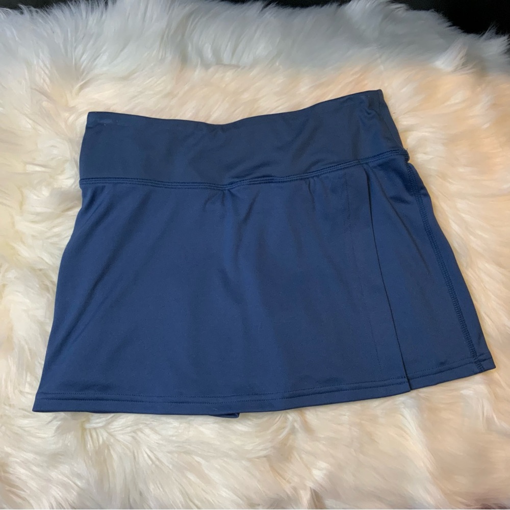 Champion Blue Running Skirt with Compression Shorts